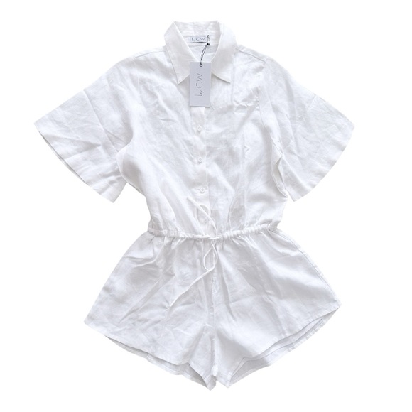 By CW Lottie Playsuit Linen